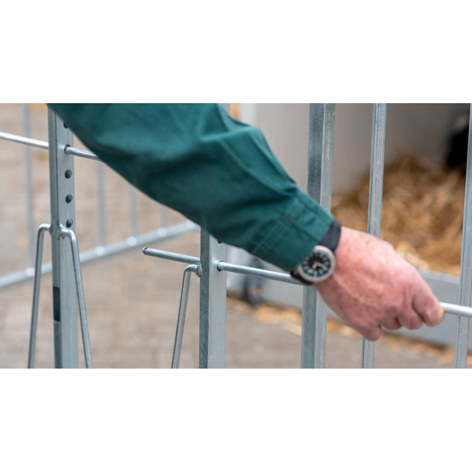 CalfOTel CalfOTel XL-2 met drempel, 4-delig hekwerk en 2 emmerringen