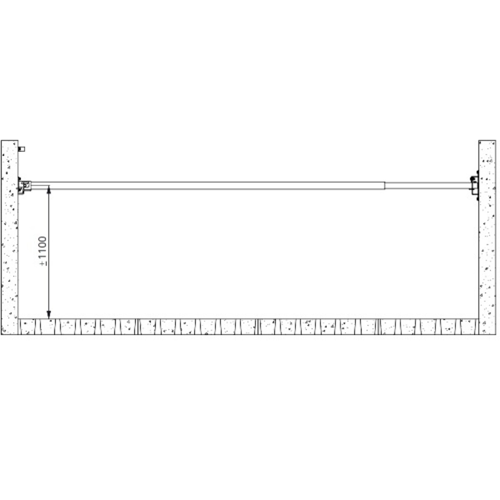 Slagboom eenvoudig 200–400 cm | Compleet & robuust