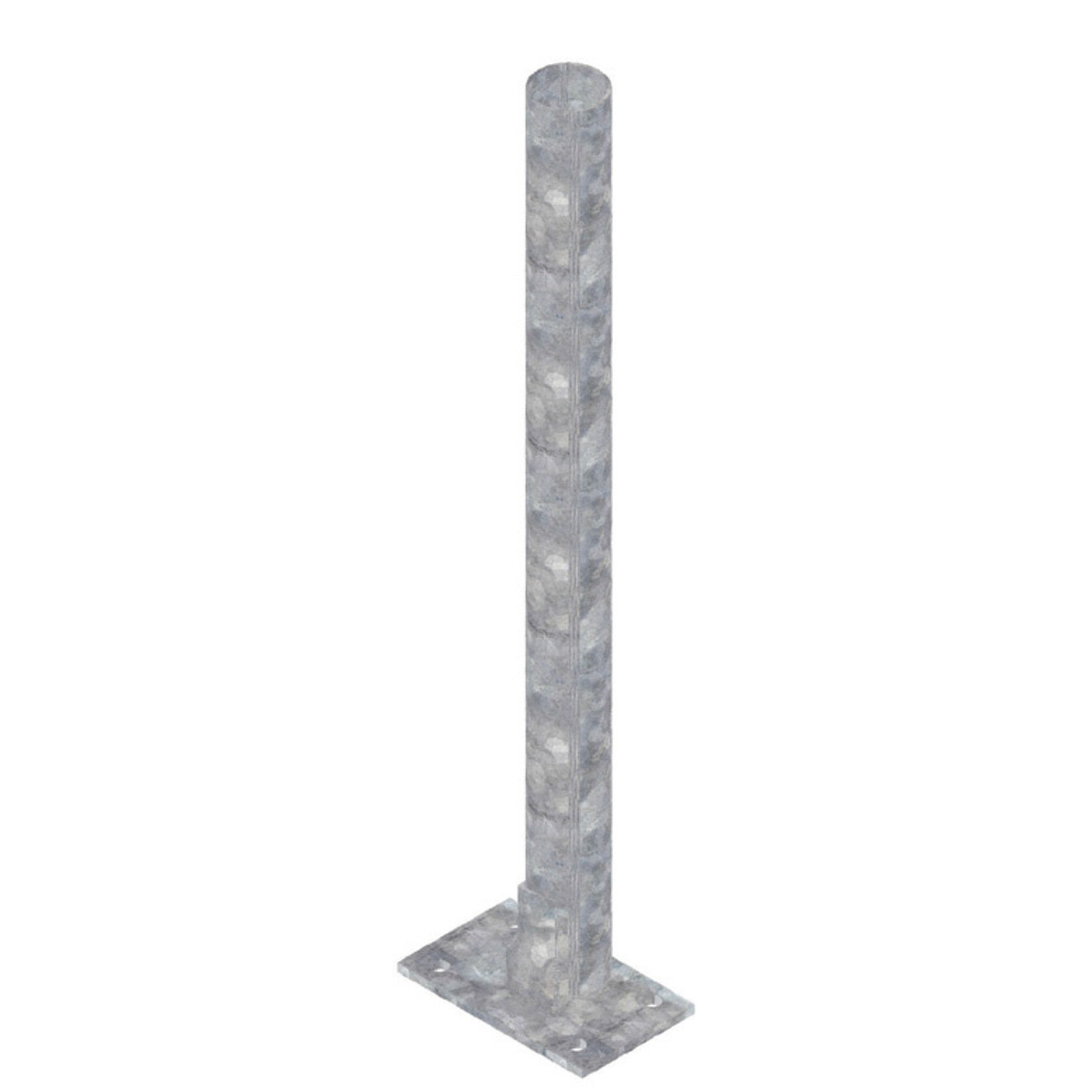 Spinder Opbouw standpaal 2" x 160 cm Comfort-DS met coating