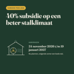 Subsidie voor een beter stalklimaat!