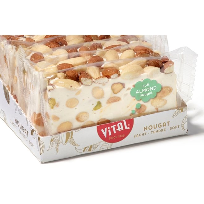 Nougat Slice Almond - 100 gram