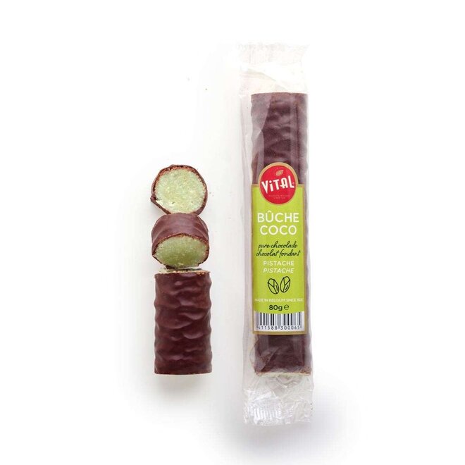 NEW - Buche Coco Puur Pistache - 80 gram