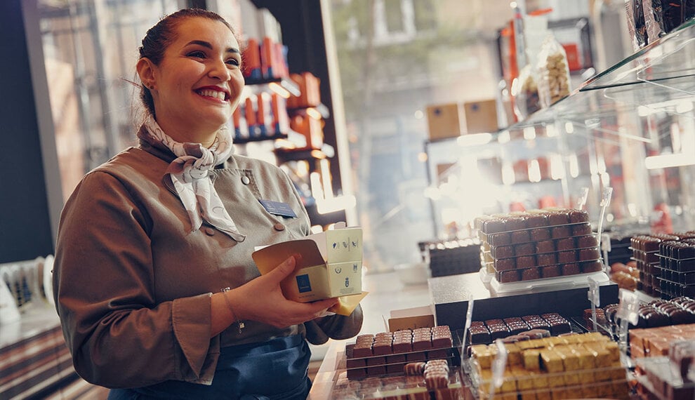 Bonbons bewaren als een chocolatier