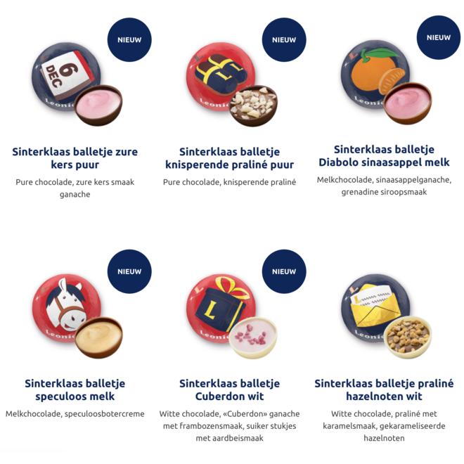Brievenbus Chocolade - 15 Sinterklaasballetjes