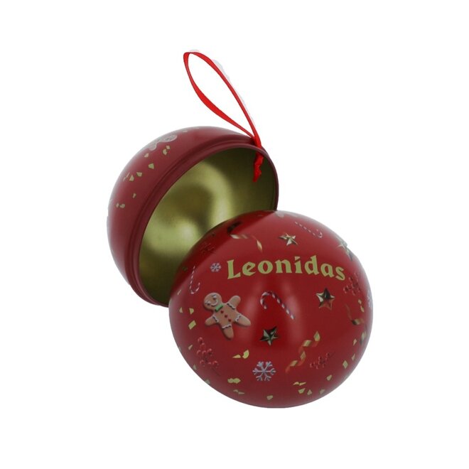 Metalen Kerstbal Rood - 240 gram