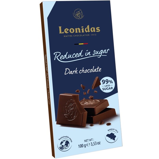 Tablet Verlaagd in suiker Pure chocolade - 100 gram