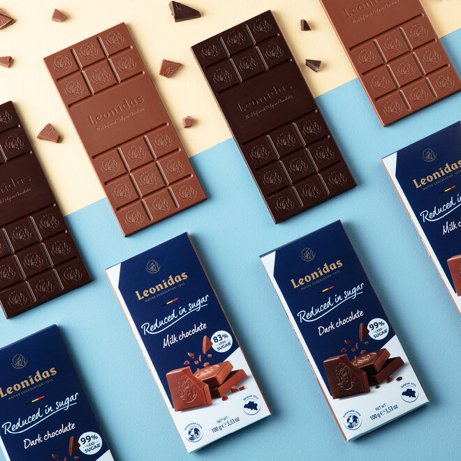 Tablet Verlaagd in suiker Pure chocolade - 100 gram