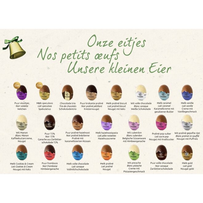 Metalen Blik Paaseitjes - 280 gram