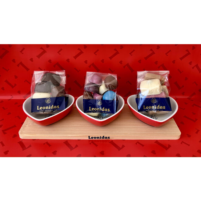 Hartjes dienblad keramiek - 320 gram