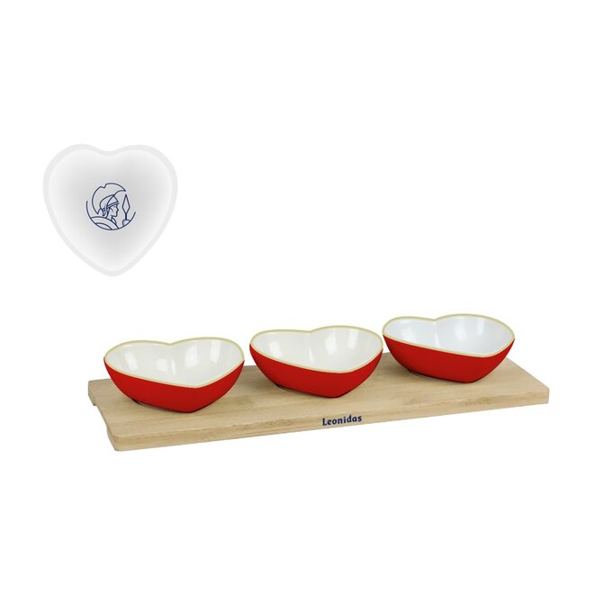 Hartjes dienblad keramiek - 300 gram