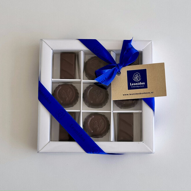 Brievenbus Chocolade - 9 Vegan Bonbons
