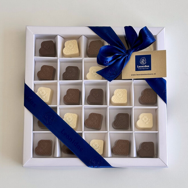Brievenbus Chocolade - 25 Bonbons verlaagd in suiker