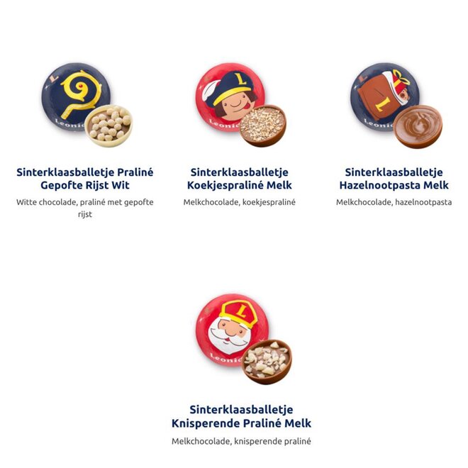 Zakje Sinterklaas Wit - 250 gram