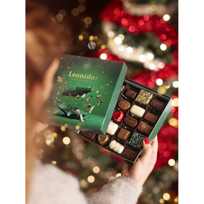 Kerst Zanzibar Groen - 16 Bonbons