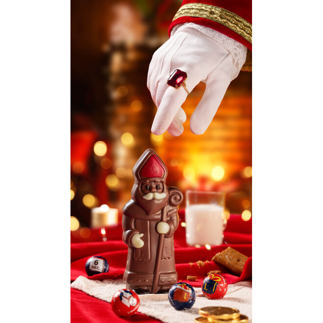 Sinterklaas Figuur Meerkleurig - 150 gram