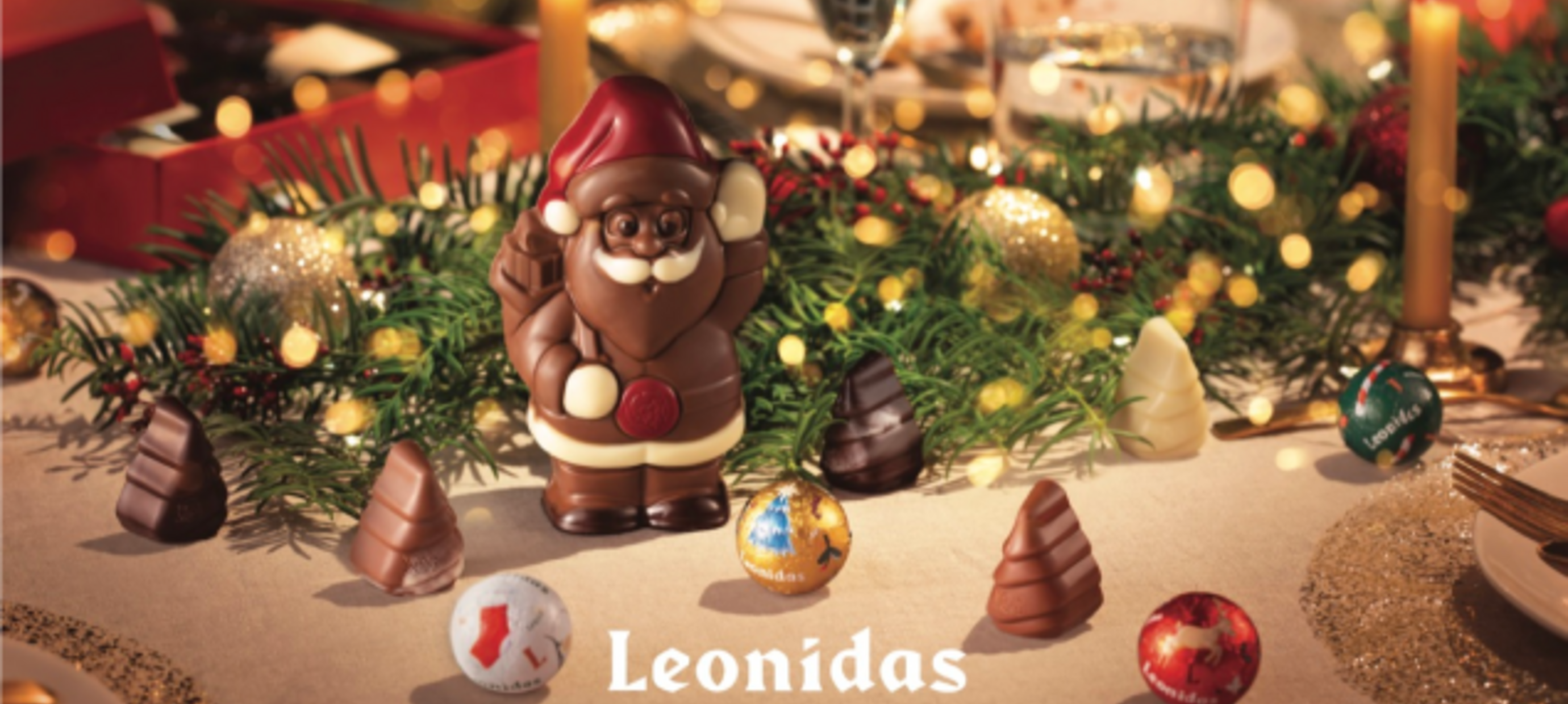 Vier kerst met Leonidas