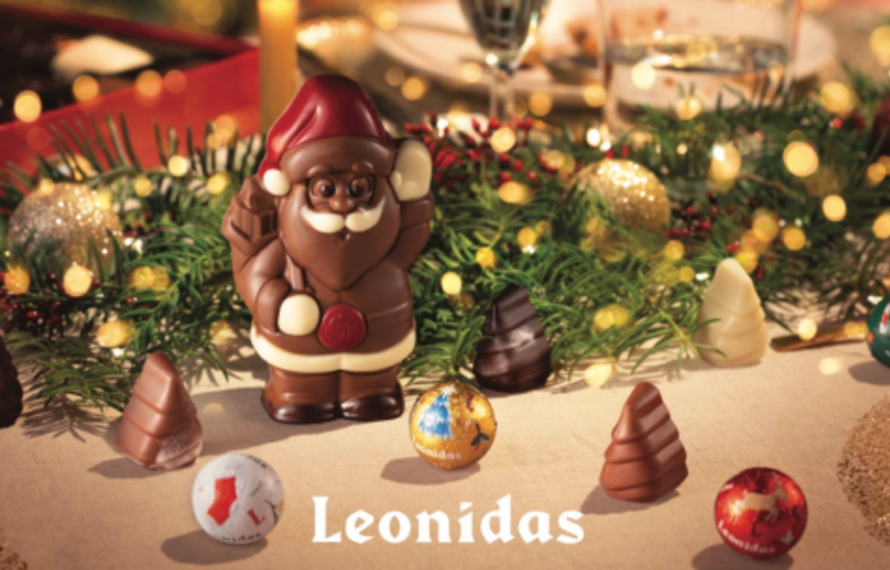 Vier kerst met Leonidas