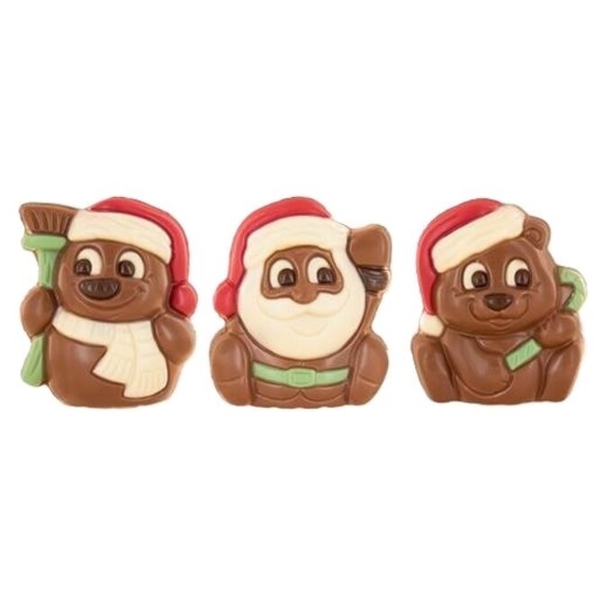 Mini Kerstfiguurtjes 3 stuks - 75 gram