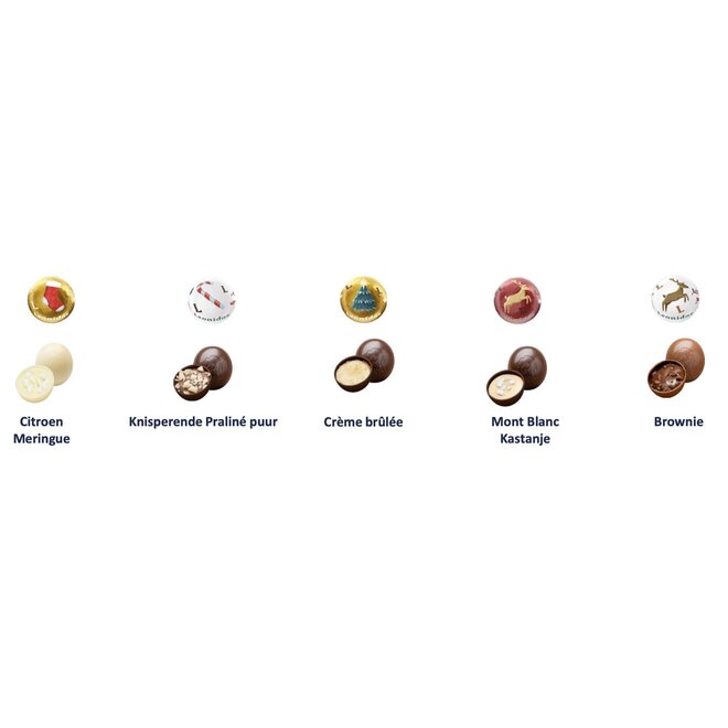 Hoorntje met Kerstballetjes - 300 gram