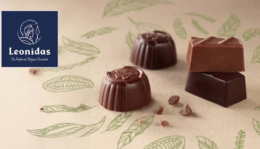 Metalen huisjes van Leonidas 