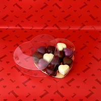 Chocolade plexi hart