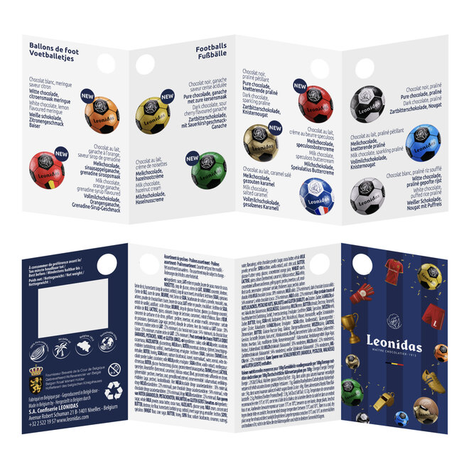 Supportersbox Voetballetjes - 600 gram