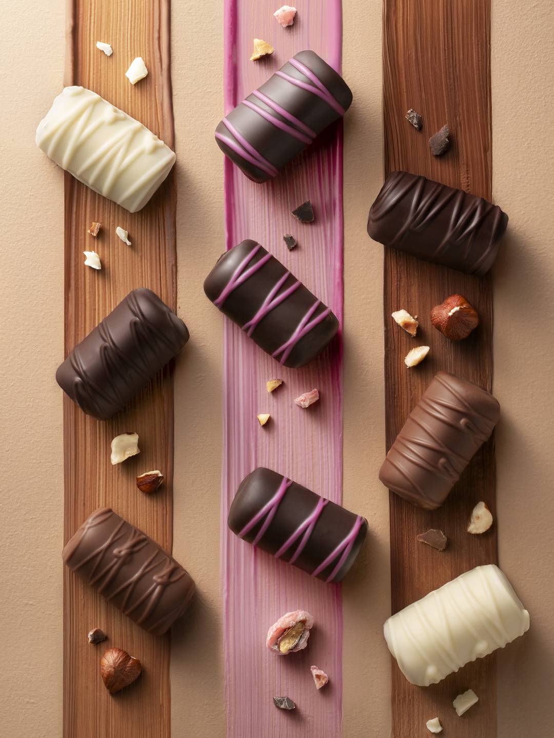 Praliné: een tijdloze klassieker, verfijnd met een verrassende nieuwigheid.