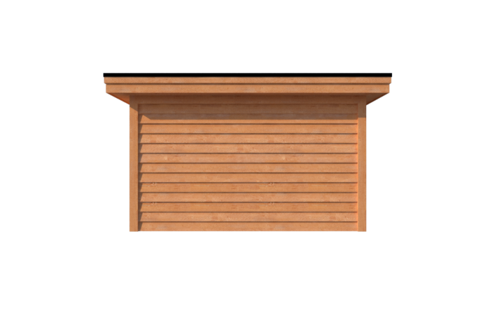 Tuinhuis met veranda plat dak 300 x 400 + 250cm Tuinhuis met veranda plat dak 300 x 400 + 250cm