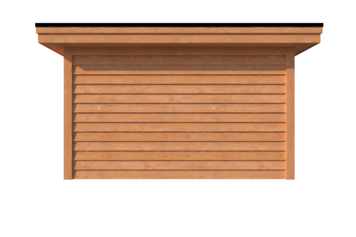 Tuinhuis met veranda plat dak 300 x 400 + 600cm Tuinhuis met veranda plat dak 300 x 400 + 600cm