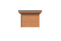 Houten veranda plat dak 400 x 300cm Houten veranda plat dak 400 x 300cm