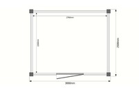 Tuinhuis plat dak 300 x 250cm Tuinhuis plat dak 300 x 250cm