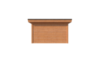 Houten veranda plat dak 250 x 400cm Houten veranda plat dak 250 x 400cm