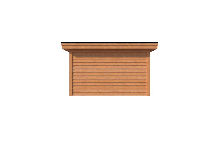 Houten veranda plat dak 250 x 400cm Houten veranda plat dak 250 x 400cm