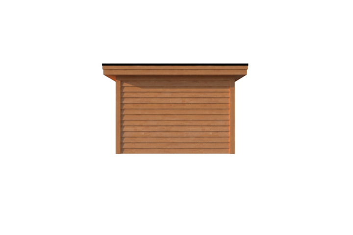 Houten veranda plat dak 350 x 250cm Houten veranda plat dak 350 x 250cm