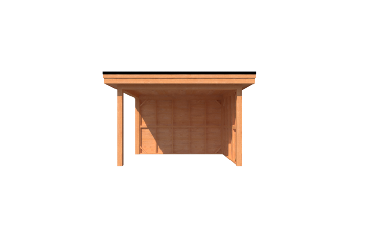 Houten veranda plat dak 350 x 250cm Houten veranda plat dak 350 x 250cm