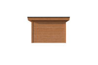 Houten veranda plat dak 350 x 300cm Houten veranda plat dak 350 x 300cm