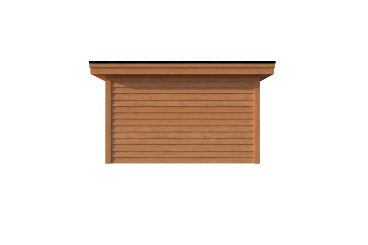 Houten veranda plat dak 400 x 350cm Houten veranda plat dak 400 x 350cm