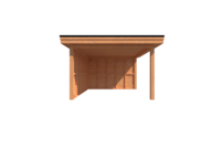 Houten veranda plat dak 400 x 350cm Houten veranda plat dak 400 x 350cm