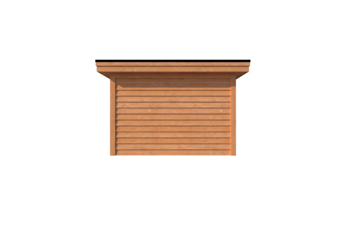 Houten veranda plat dak 400 x 350cm Houten veranda plat dak 400 x 350cm