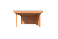 Houten veranda plat dak 400 x 350cm Houten veranda plat dak 400 x 350cm