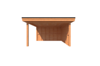 Houten veranda plat dak 400 x 400cm Houten veranda plat dak 400 x 400cm