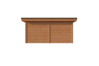 Houten veranda plat dak 500 x 250cm Houten veranda plat dak 500 x 250cm