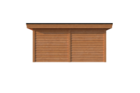 Houten veranda plat dak 500 x 350cm Houten veranda plat dak 500 x 350cm