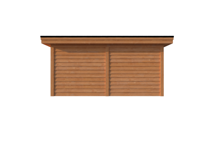 Houten veranda plat dak 500 x 350cm Houten veranda plat dak 500 x 350cm