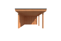 Houten veranda plat dak 500 x 350cm Houten veranda plat dak 500 x 350cm