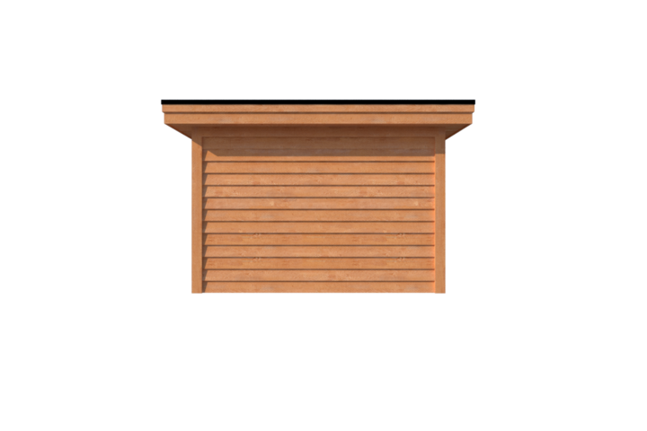 Houten veranda plat dak 500 x 350cm Houten veranda plat dak 500 x 350cm