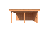 Houten veranda plat dak 500 x 350cm Houten veranda plat dak 500 x 350cm