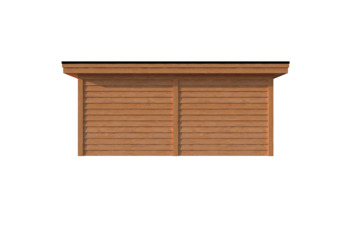 Houten veranda plat dak 550 x 300cm Houten veranda plat dak 550 x 300cm