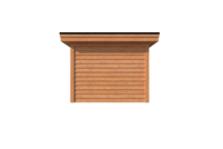 Houten veranda plat dak 550 x 300cm Houten veranda plat dak 550 x 300cm