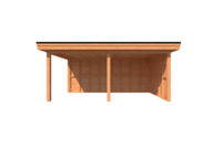 Houten veranda plat dak 550 x 300cm Houten veranda plat dak 550 x 300cm